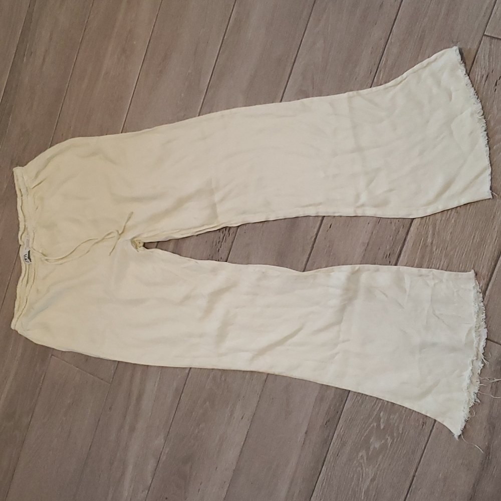 Zara satin effects pants Size S